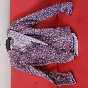 Mens Express dress shirt with roses.